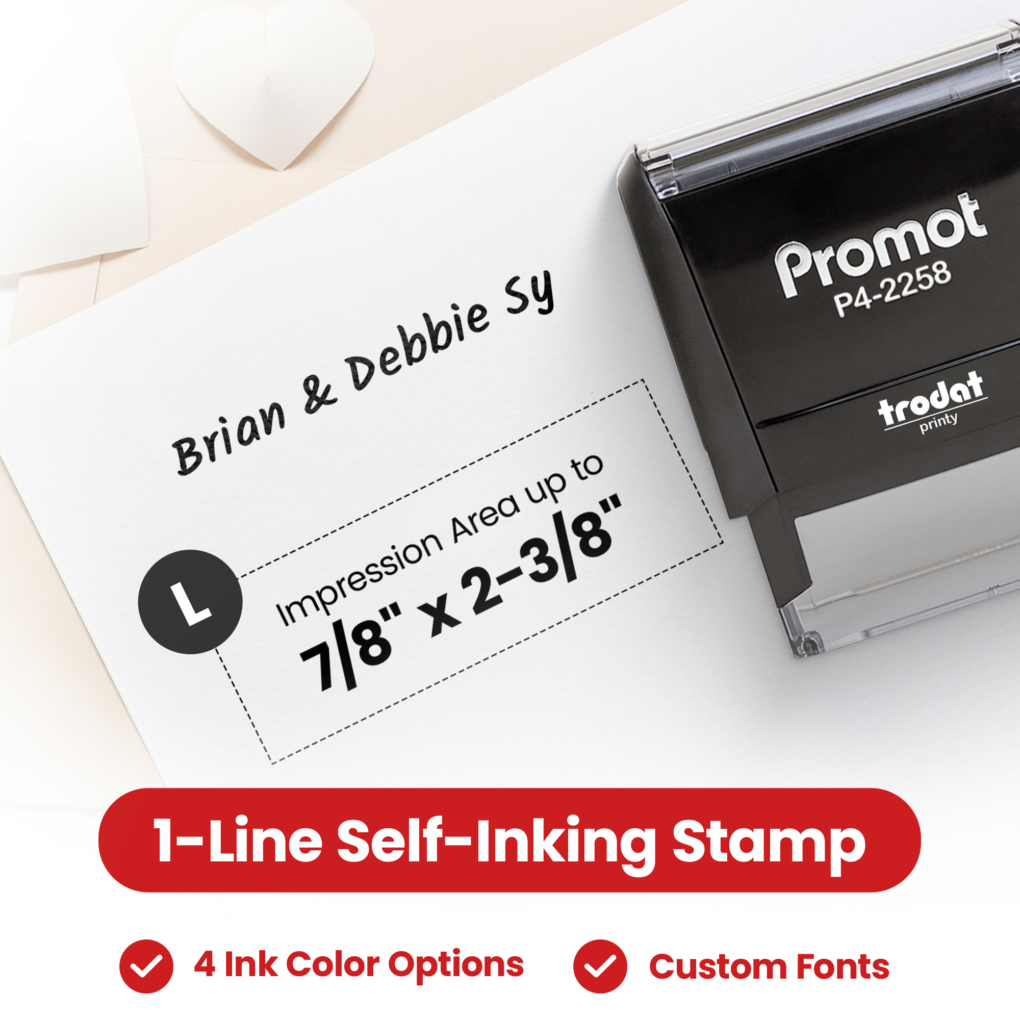 1-Line Stamp (Large)
